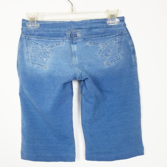 Brazilian Gangrio denim biker short booty push up - Picture 2 of 6